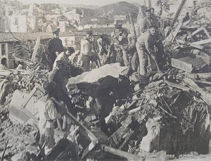 Nach dem Erdbeben von Messina