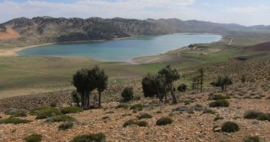 Der Sidi Ali See im Mittleren Atlas Marokkos liegt auf einer Höhe von 2.080 Metern über dem Meeresspiegel. Foto: Institut für Geographie/Universität Münster