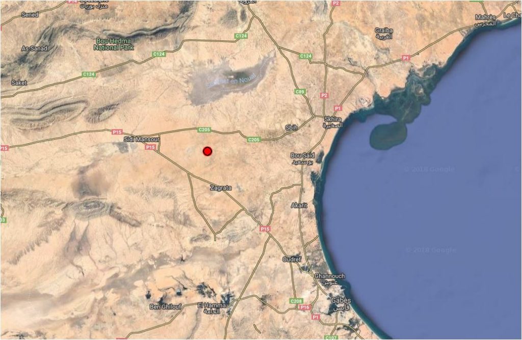 Erdbeben der Stärke 4,9 bei Menzel El Habib im Gouvernorat Gabés