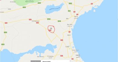 Leichtes Erdbeben in der Region El Khbayet, Gabes (M3,12)