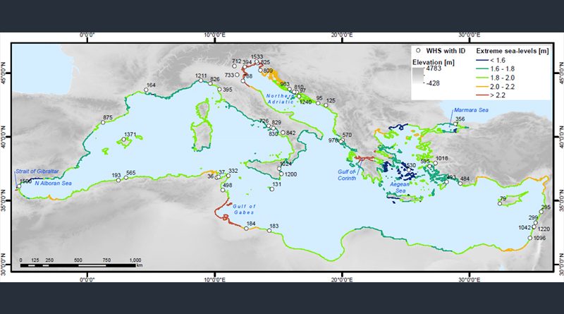 Weltkulturerbe im Mittelmeerraum durch Anstieg des Meeresspiegels bedroht