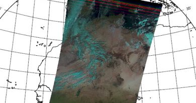 Erstes Bild des neuen Wettersatelliten Metop-C: AVHRR von Eumetsat