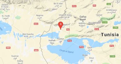 Tunesien: Leichtes Erdbeben bei Redeyef im Gouvernorat Gafsa (M3,08)