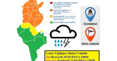 Aktualisierung der Wetterwarnung ab 20. März 2019 - Starkregen, Überflutung, Sturmschäden