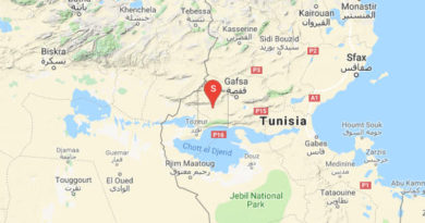 Zweites Erdbeben bei Métlaoui im Gouvernorat Gafsa (M3,19)