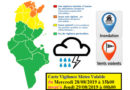 Warnung vor markantem Wetter mit starkem Regen, Gewitter und Hagel im Norden und der Mitte