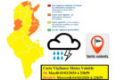 Warnung vor starkem Regen und starken Winden in der Nordhälfte von Tunesien - (3./4. März 2020)