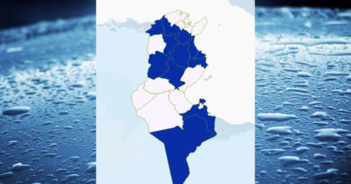 Niederschlagsmengen Tunesien: Mi, 2 Sep – Do, 3 Sep 2020, 7 Uhr