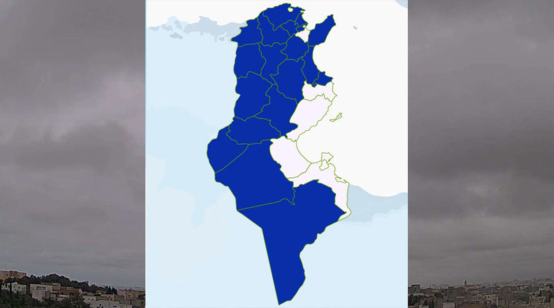 Niederschlagsmengen Tunesien: Sa, 20 März – So, 21 März 2021, 7 Uhr