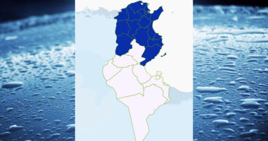 Niederschlagsmengen Tunesien: Mo, 25 Okt – Di, 26 Okt 2021, 7 Uhr