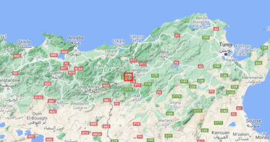15 Nov 2021: Erdbeben im Gouvernorat Jendouba [M2.07]