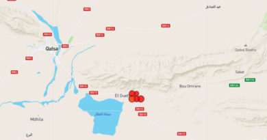 19/20 Jan 2022: Erdbebenserie im Gouvernorat Gafsa [M3.10]