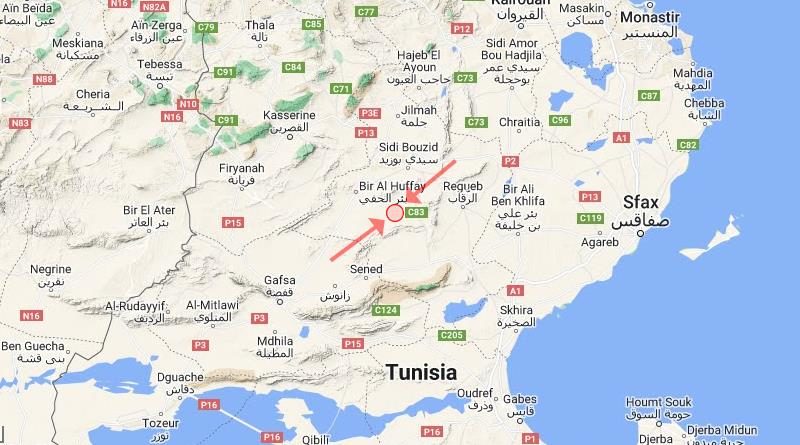 3 Juli 2022: Erdbeben nahe El Hichriya im Gouvernorat Sidi Bouzid [M3.4]