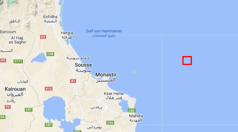 4 Oktober 2023: Erdbeben östlich der Kuriat Inseln bei Monastir [M3.1]