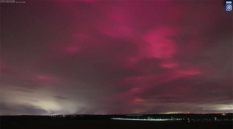 Nordlichter (Webcam Falkenberg)