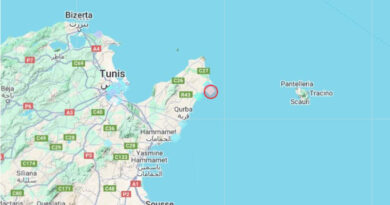 29 März 2024: Erdbeben vor Cap Bon, südöstlich von Kélibia [M4.3]