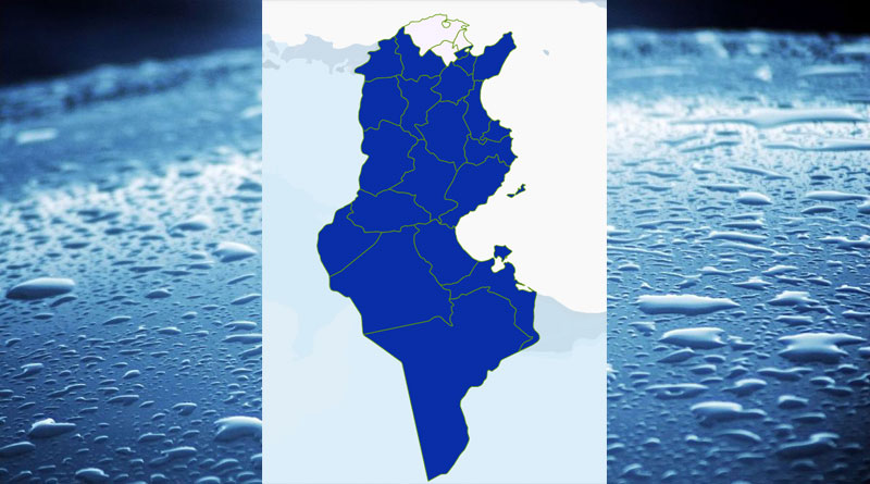 Niederschlagsmengen Tunesien: Mo, 25. März – Di, 26. März 2024