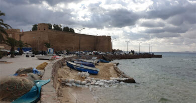 Tunesien könnte bis 2050 250 Quadratkilometer seiner Küsten verlieren