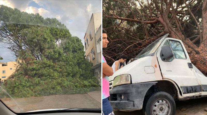 Unwetter im Raum Hammamet/Nabeul