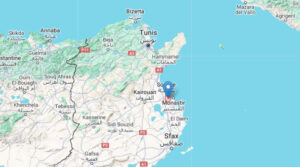 Erdbeben bei Ouardenine im Gouvernorat Monastir