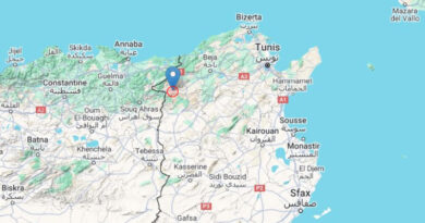 9 Okt 2024: Leichtes Erdbeben im Gouvernorat Jendouba [M3.0]