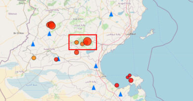 6 Feb 2025: Drei weitere Erdbeben in den Gouvernoraten Gafsa und Sidi Bouzid [M2.5-2.9]