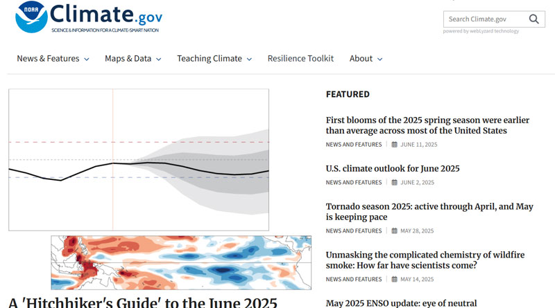 Fast alle Mitarbeiter gefeuert - Große US-Klima-Website climate.gov wird wohl abgeschaltet