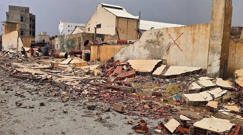 Gewittersturm Sidi Bouzid am 23. August 2025