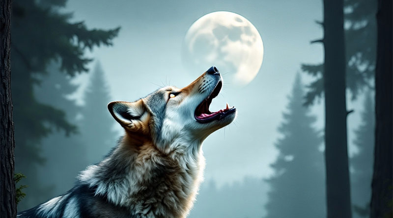 Vollmond (Wolfsmond) - Bild: Meta AI