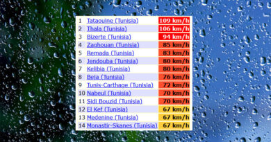 Laut des Nationalen Instituts für Meteorologie wurden in den letzten 24 Stunden zwischen Mi, 28. Jan und Do, 29. Jan 2026, 7 Uhr, in mehreren Regionen im Norden des Landes erhebliche Niederschlagsmengen gemessen.