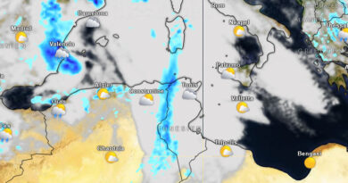 Wetterstörungen in Tunesien, Algerien und Marokko ab nächster Woche