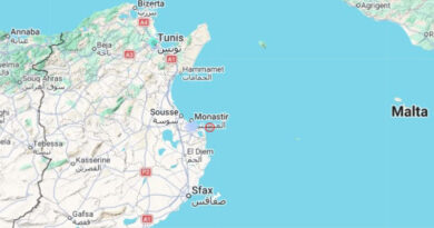 12. August 2026: Leichtes Erdbeben vor der Küste nahe Monastir/Mahdia [M2.8]