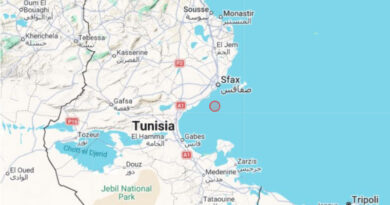 17. August 2026: Leichtes Erdbeben vor der Küste nahe Sfax/Mahres [M3.1]