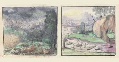 Europa: Die vergessenen Hochwasser-Katastrophen von 1342 und 1343 - Darstellung von extremen Niederschlägen und Hochwassern des 13. Jahrhunderts im „Ehrenspiegel“ des Jakob Fugger. Quelle: BSB München, CGM 895, Copyright: Public Domain Mark 1.0 Universal